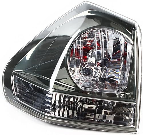 Para 2004 2005 2006Lexus RX3302007 2008 2009Lexus RX350 luces traseras ensamblaje, luz de freno lateral del conductor, lente roja, luces traseras