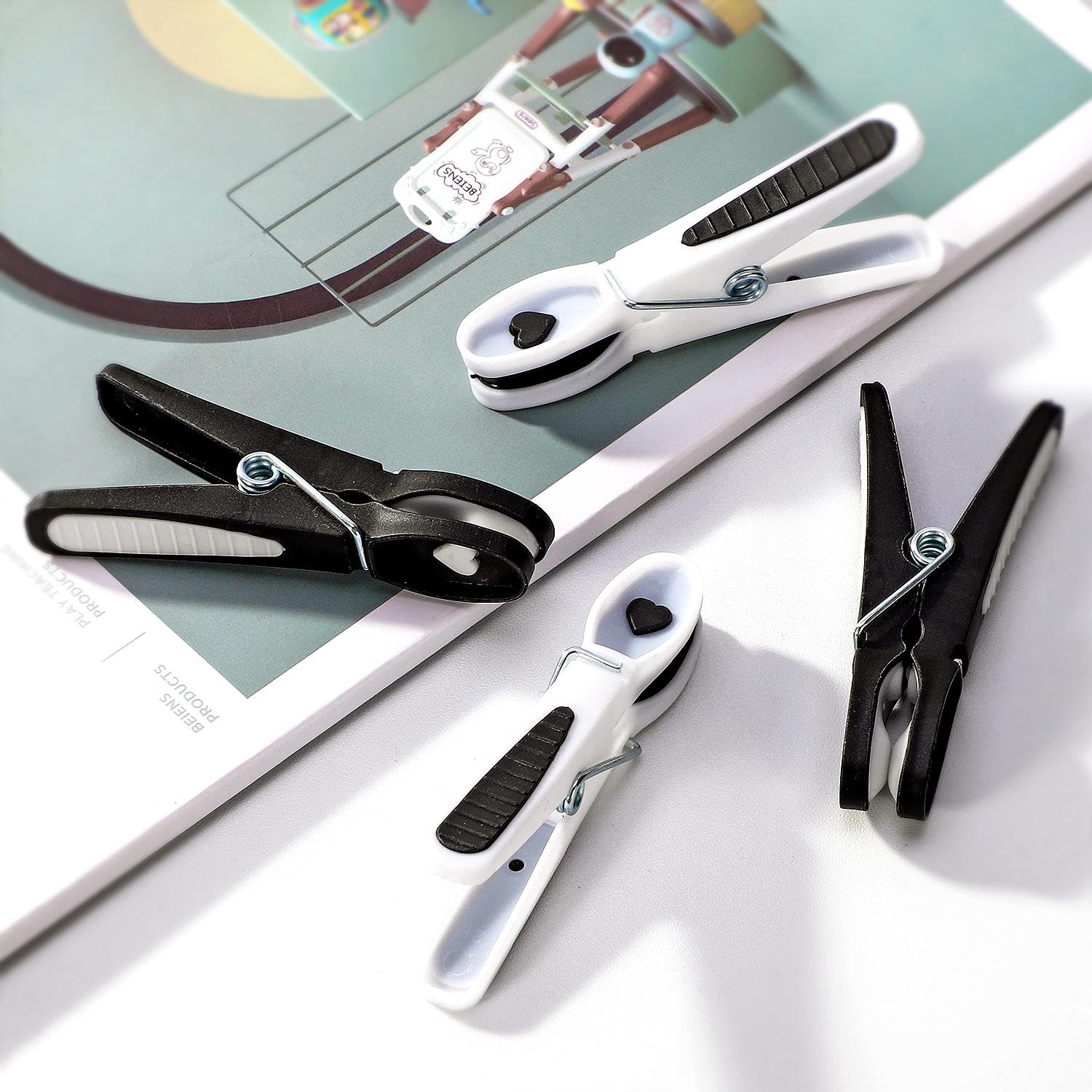 Vinsani 48 Pcs Clothes Pegs, Strong Grip - Image 2