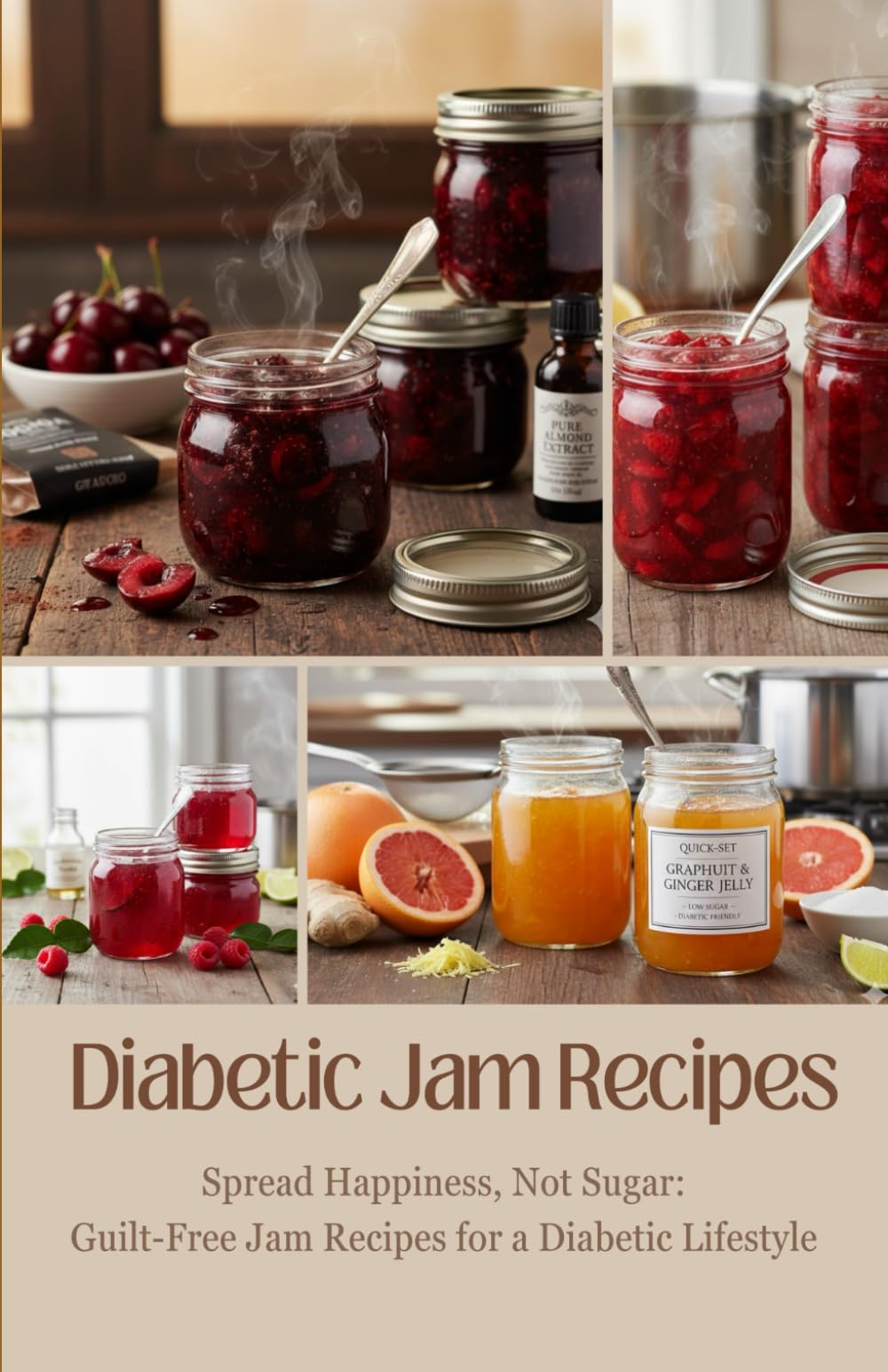 Diabetic Jam Recipes: Spread Happiness, Not Sugar: Guilt-Free Jam Recipes for a Diabetic Lifestyle