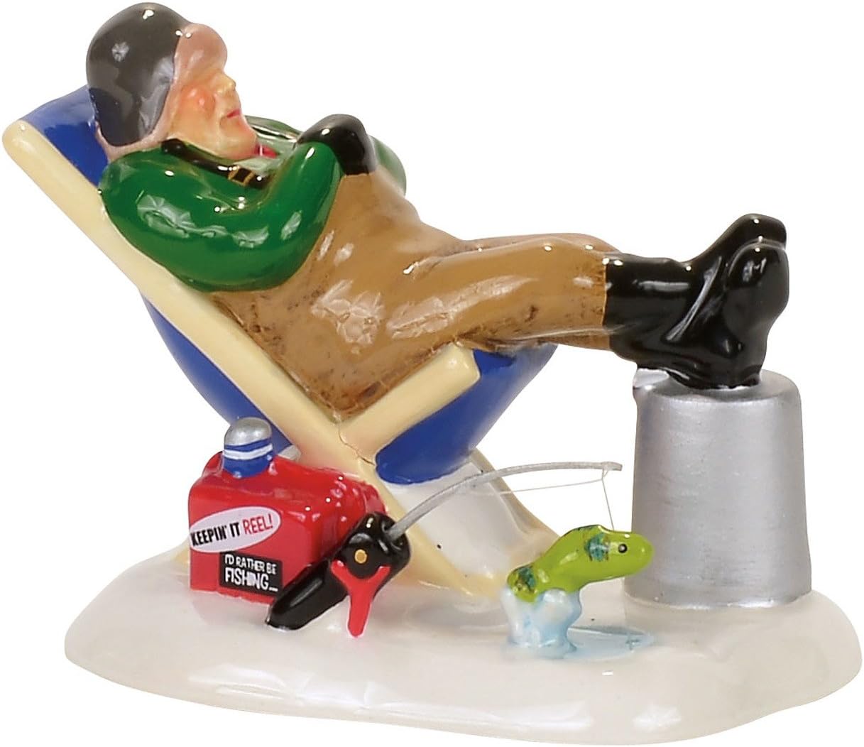 Catch the Charm: Department 56 Snow One That Got Away Figurine Review!