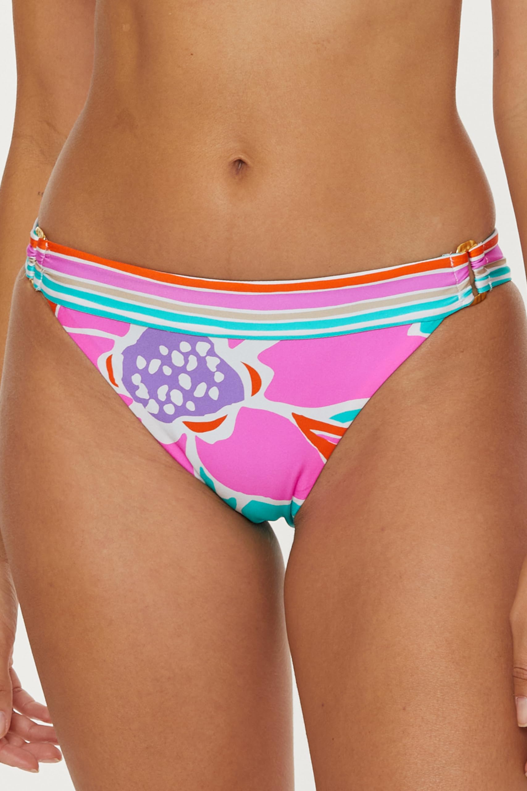 Trina Turk Womens Amalfi Hipster Bikini Bottom, Cheeky Coverage, Swimwear Separates for Women