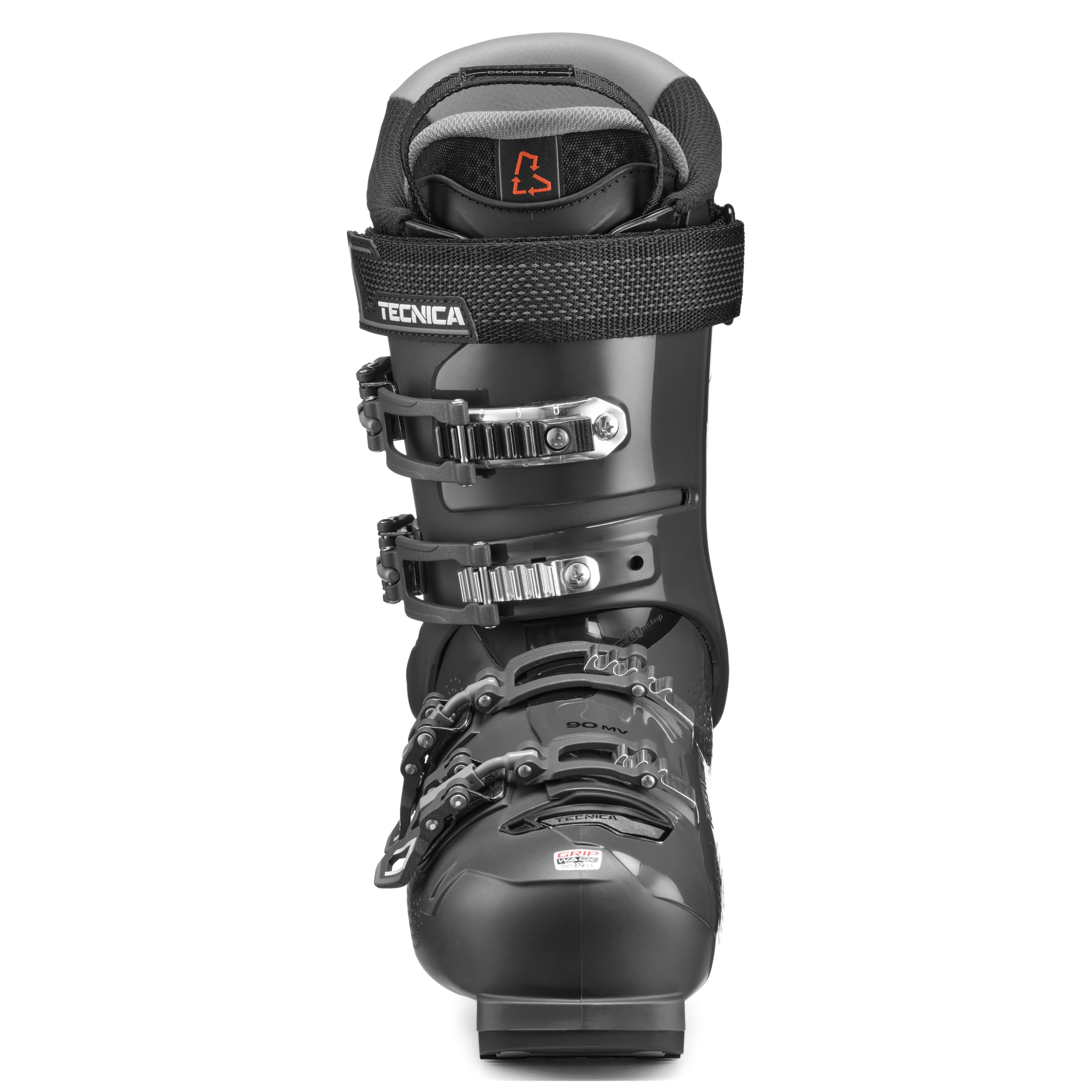 Tecnica Mach Sport MV 90 All Mountain/Sport Performance Men's Downhill Ski Boot (Race Grey, 29.5)