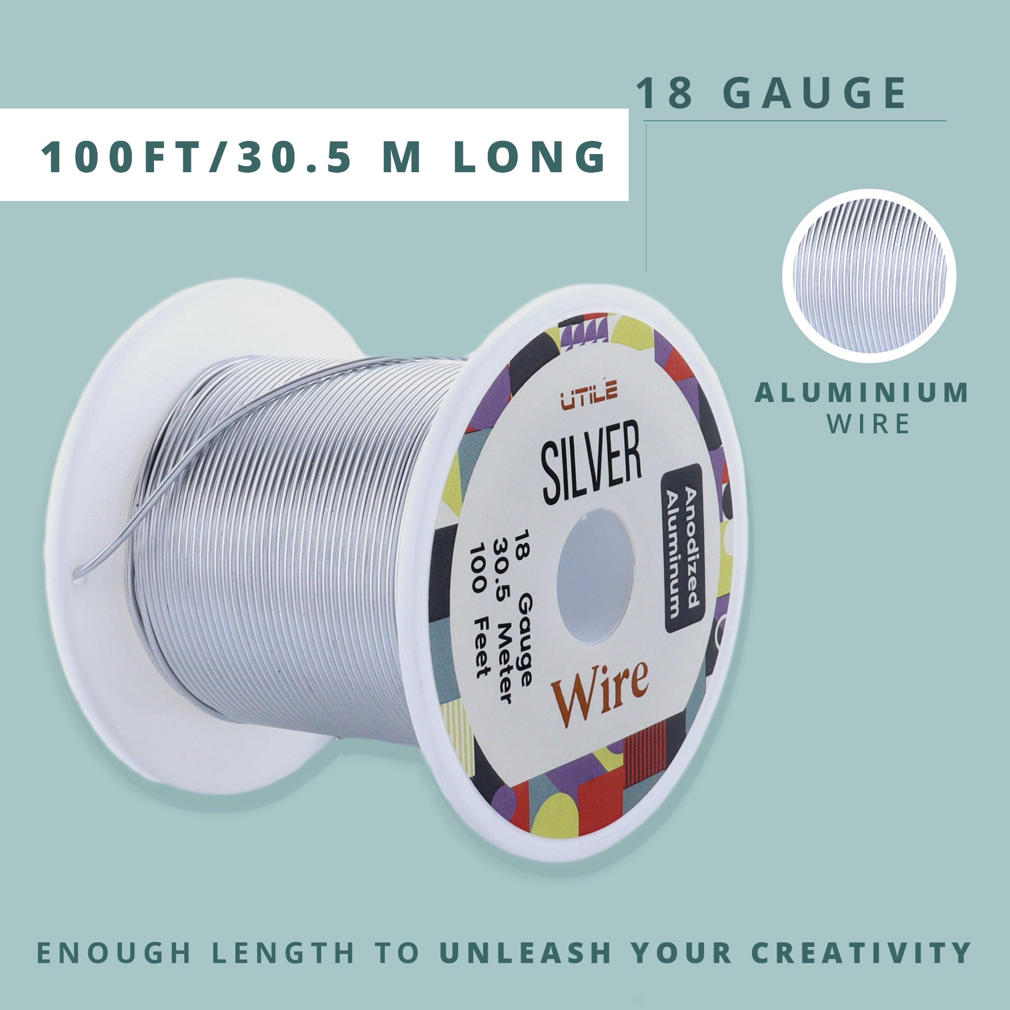 AUAUY Fil D'aluminium Calibre 18 pour Loisirs Créatifs - 1 mm X 50 m, Fil Flexible pour le Bricolage, la Création De Bijoux, Confection de Couronnes et la Sculpture, Noir AUAUY Fil D'aluminium Calibre 18 pour Loisirs Créatifs - 1 mm X 50 m, Fil Flexible pour le Bricolage, la Création De Bijoux, Confection de Couronnes et la Sculpture, Noir