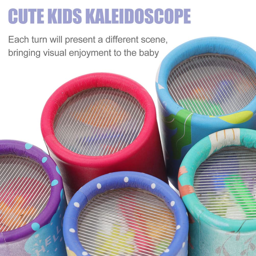 Gadpiparty Caleidoscopio per Bambini di Carta 30 Pezzi Giocattolo Scientifico Educativo per Esplorazione Visiva Regalo Compleanno E Festa Design Casual Dimensioni Compatte 5.91X1.18X1.18In