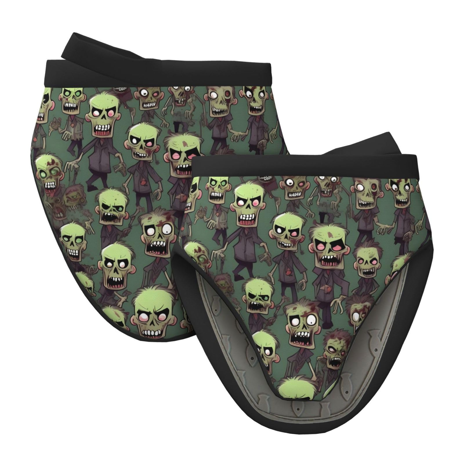 Mini gants de cuisine en silicone protection chaleur manique zombie pour four