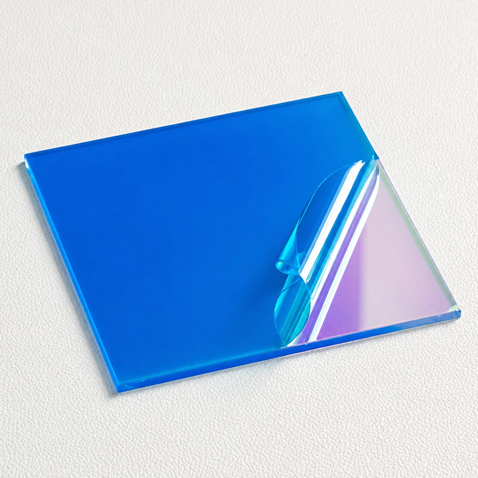 Amazon.co.jp: 2枚 虹色アクリル板 厚さ2mm 半透明ホログラフィック