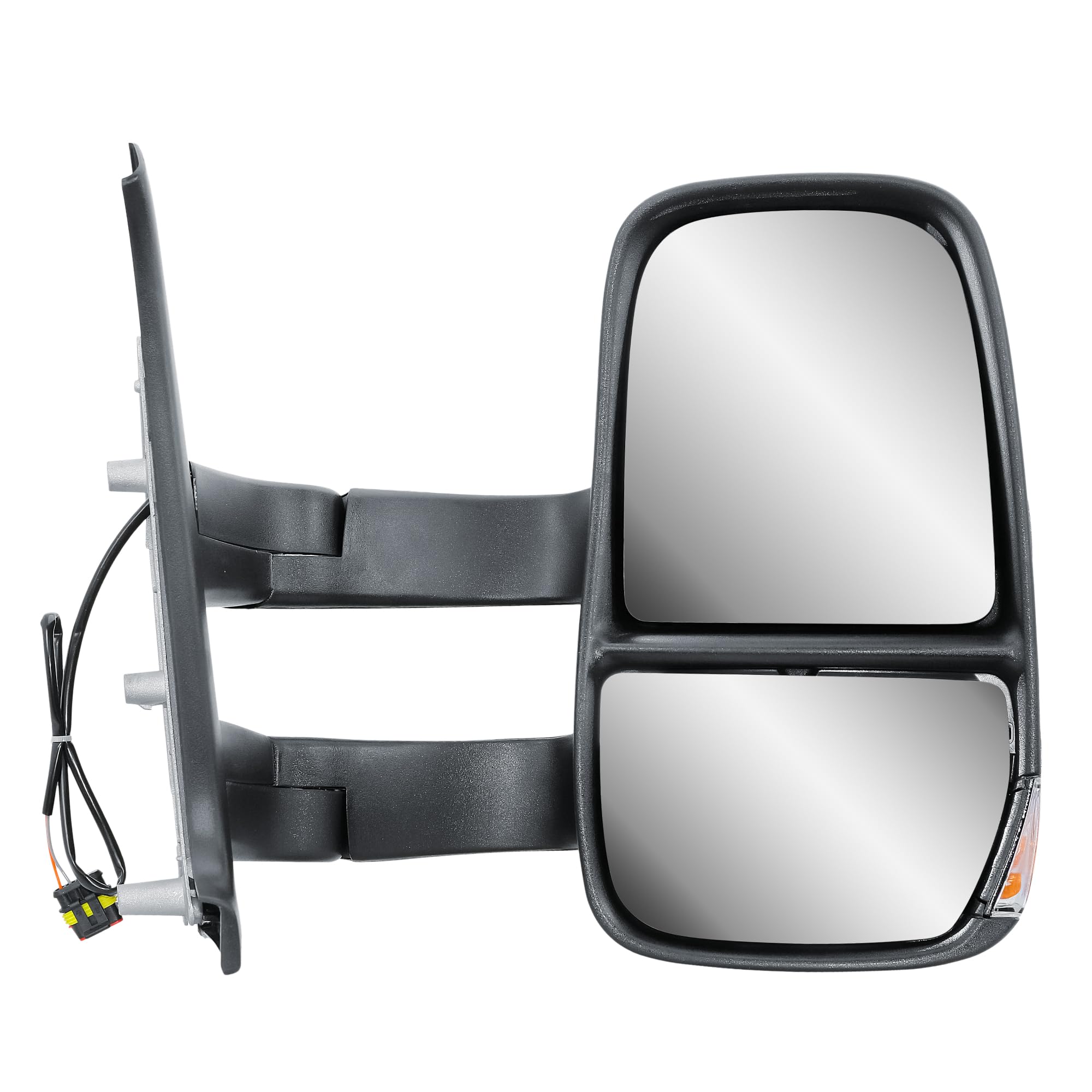 Specchietto retrovisore destro braccio lungo manuale non riscaldabile con indicatore di direzione per IVECO Daily IV V Camion 2006-2013