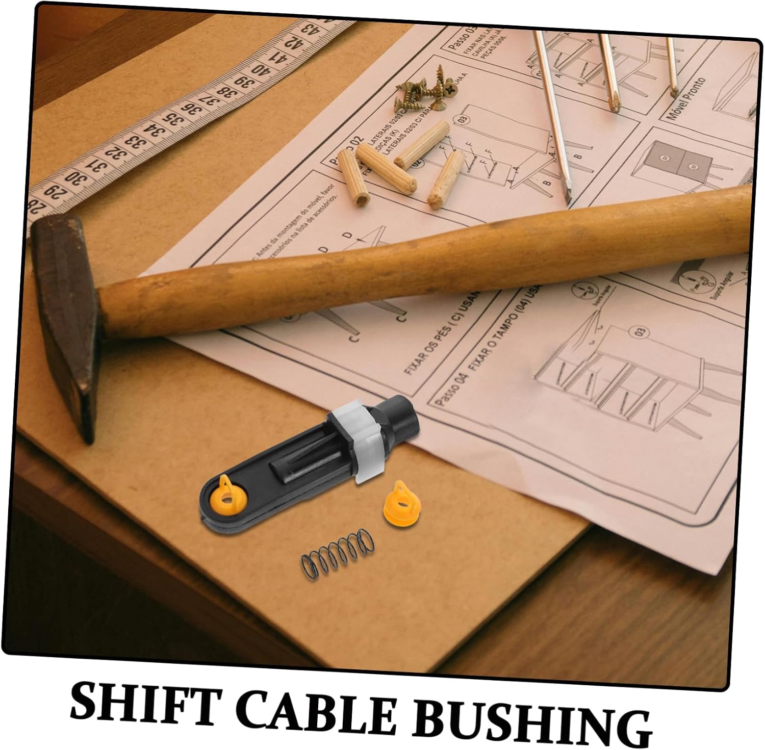 Compatible Gear Shift Bushing Kit Transmission Linkage Cable Bushings Easy Install Shifter Linkage