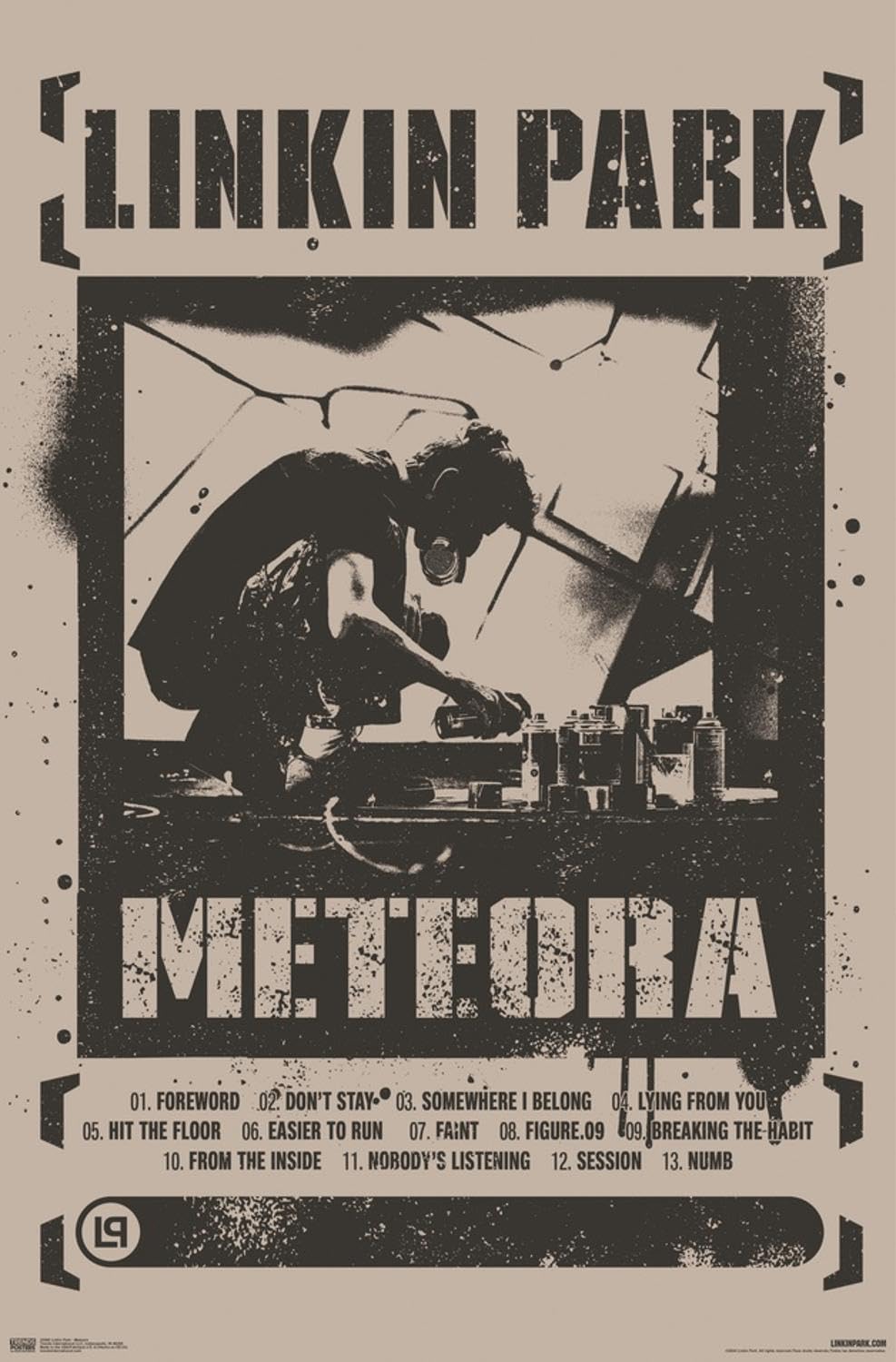 Amazon.com: Linkin Park - Meteora Wall Poster, 19L