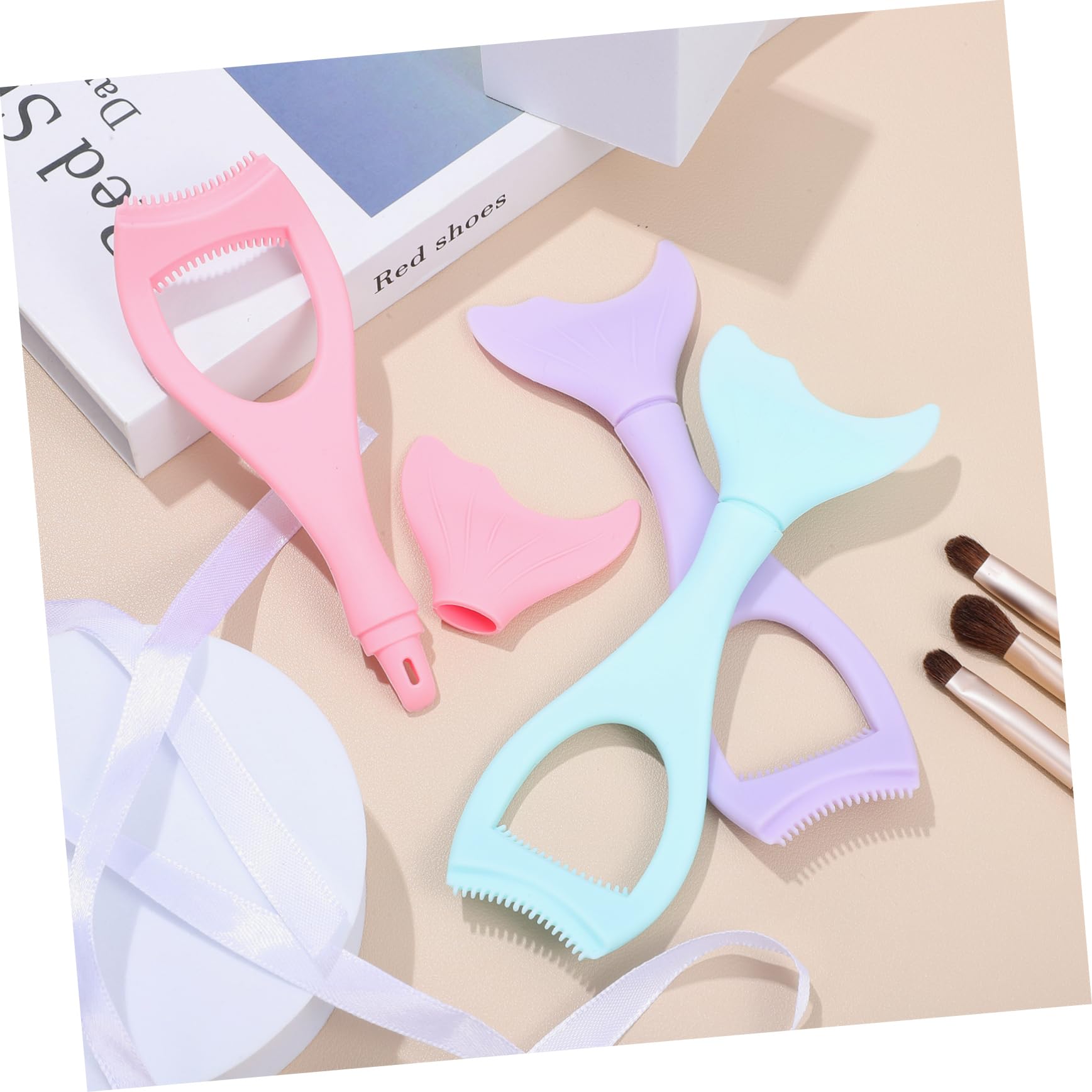 PartyKindom Mascara Protective Cover Eyelash Comb Makeup Tool Lash Mascara Shield Tool