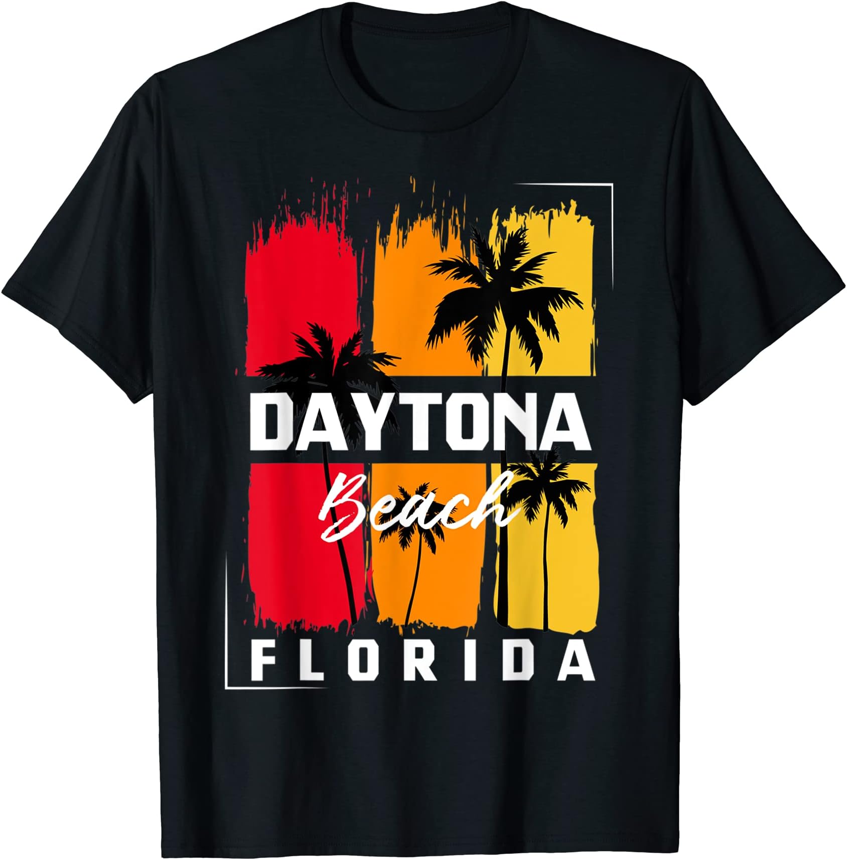 Retro-Daytona Beach,florida sunset-BeachVintage Retro-Daytona Beach,florida sunset-Beach Classic T-Shirt