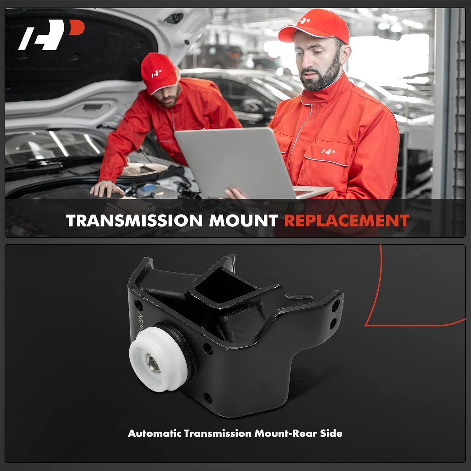 A-Premium Rear Transmission Mount Compatible with Toyota 4Runner 2003-2023, FJ Cruiser 2007-2014, 4.0L, RWD Only