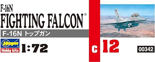 Miniatura 3 de Hasegawa 172 US Navy F-16N Top Gun Modelo de plástico C12