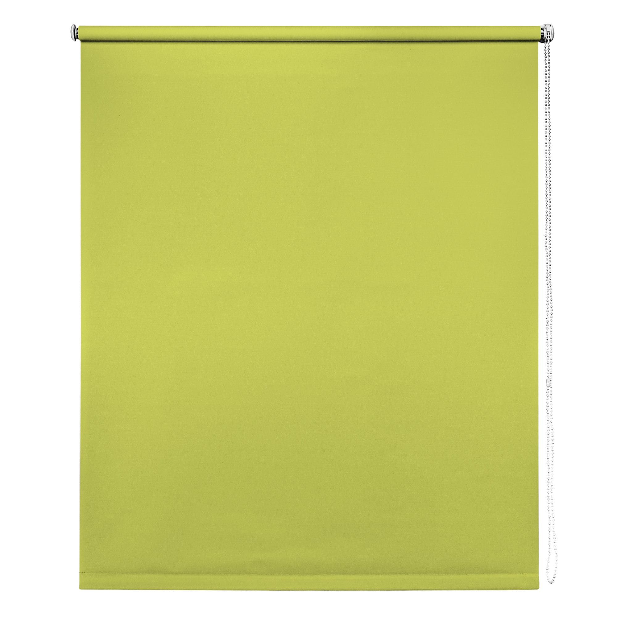 New Edge Blinds Lime Thermal Blackout Blinds, 115Cm (45.27"), 165Cm Drop - Blackout Roller Blinds For Inside And Outside Recess Fitting - Window Blinds Of Multiple Colours And Sizes By