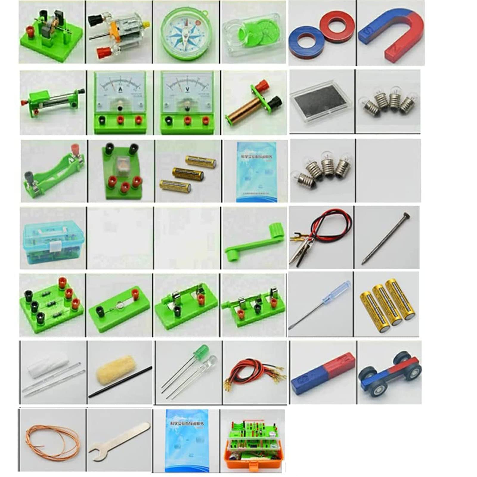 Kit D'expérience Physique électromagnétisme - Cloche électrique, Dimensions 10,2x7,3 Cm, Bleu