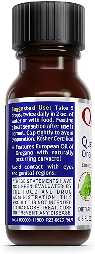Miniatura 3 de Aceite de orégano cuántico, 166 porciones, aceite esencial europeo de orégano utilizado tradicionalmente para un gran apoyo a la salud