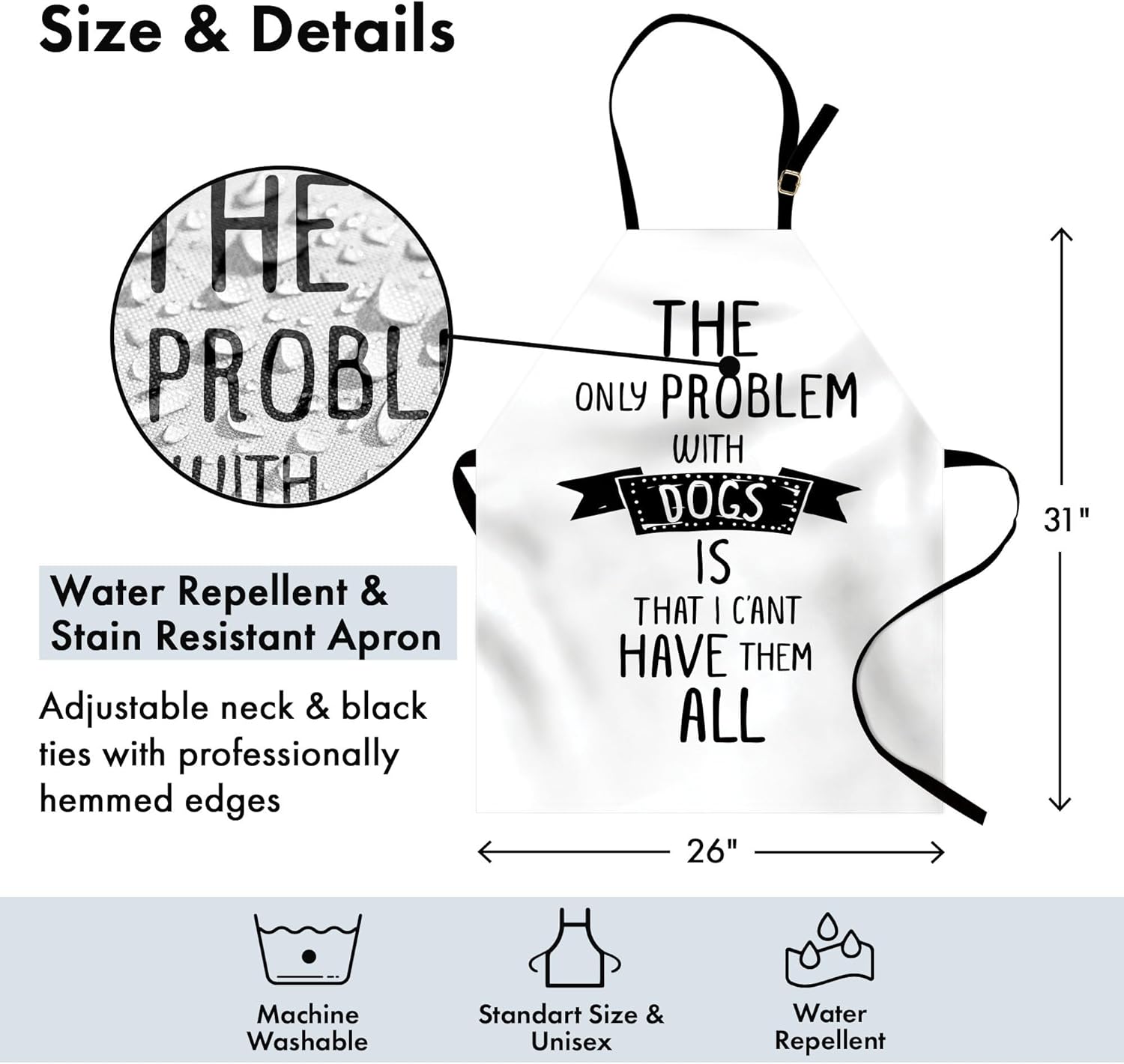Lunarable Multicolor Apron
