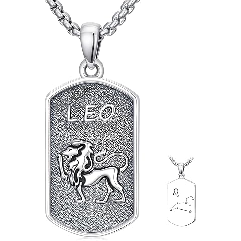 Zodiac Necklace 925 Sterling Silver Constellation Necklace Zodiac Sign Necklaces Ho...