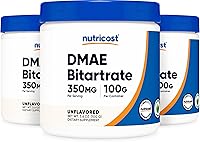 Vista 6 de Nutricost Polvo puro de bitartrato de DMAE 3.53 oz