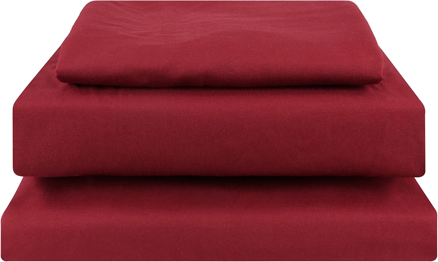 College Covers Everything Comfy Soft Brushed Microfiber Sheet Set, Twin, Winery