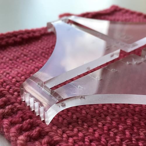 Miniatura 3 de Medidor de muestras de ganchillo y tejido antideslizante