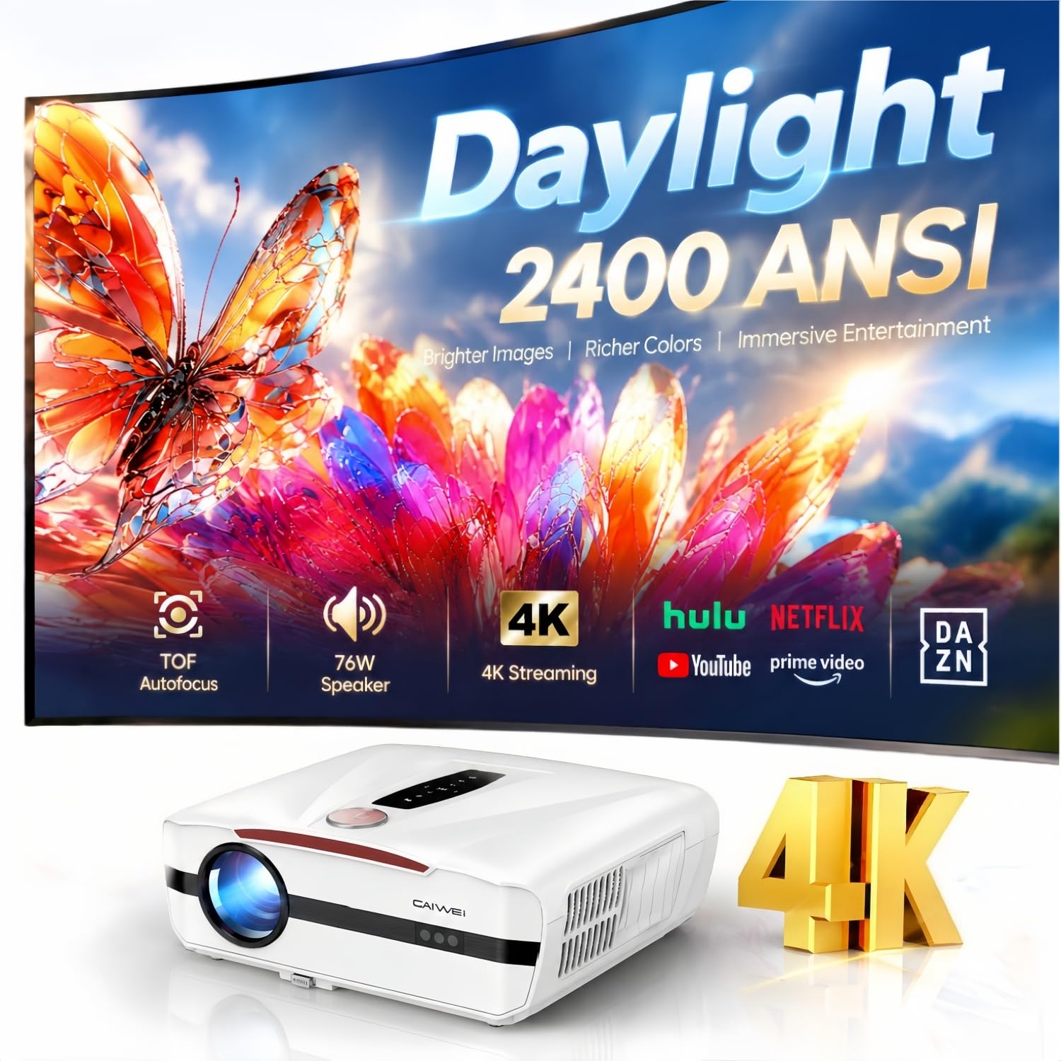 4K Daylight Projector Smart