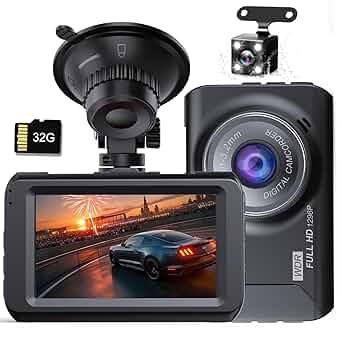 小型ドライブレコーダー　前後2カメラ　新品 Amazon.co.jp: TORAKIND 【2025新版モデル】ドライブレコーダー