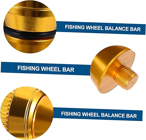 Miniatura 9 de SUPVOX Barra anticolisión, mango de carrete de pesca, perilla de pesca, mango de carrete de baitcast, carrete de pesca, equilibrador, barra