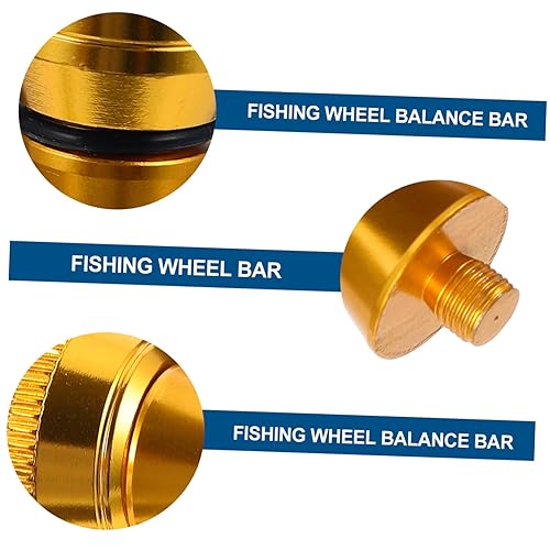 Miniatura 9 de SUPVOX Barra anticolisión, mango de carrete de pesca, perilla de pesca, mango de carrete de baitcast, carrete de pesca, equilibrador, barra de