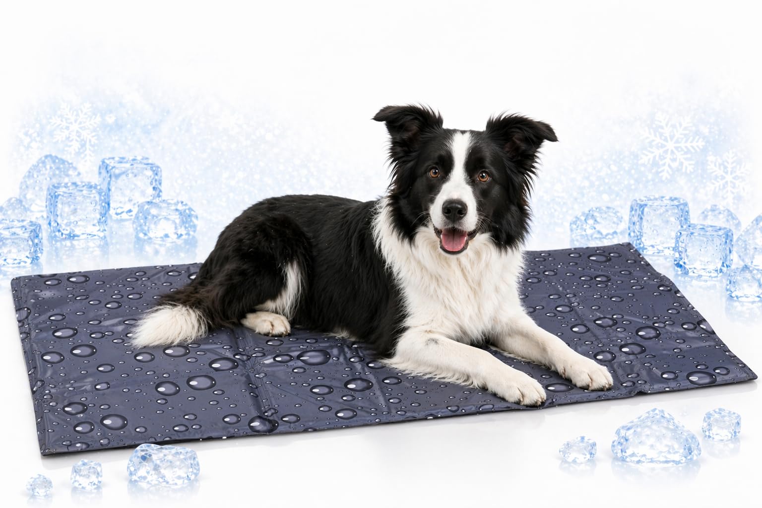 Flamingo COOLING MAT DROP GREY L 90x50CM