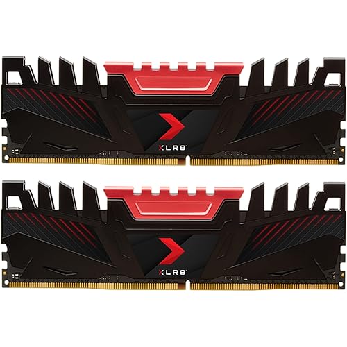 PNY XLR8 Gaming 32GB (2x16GB) DDR4 DRAM 3200MHz (PC4-25600) CL16 1.35V Dual Channel Desktop (DIMM) Memory Kit – MD32GK2D4320016AXR