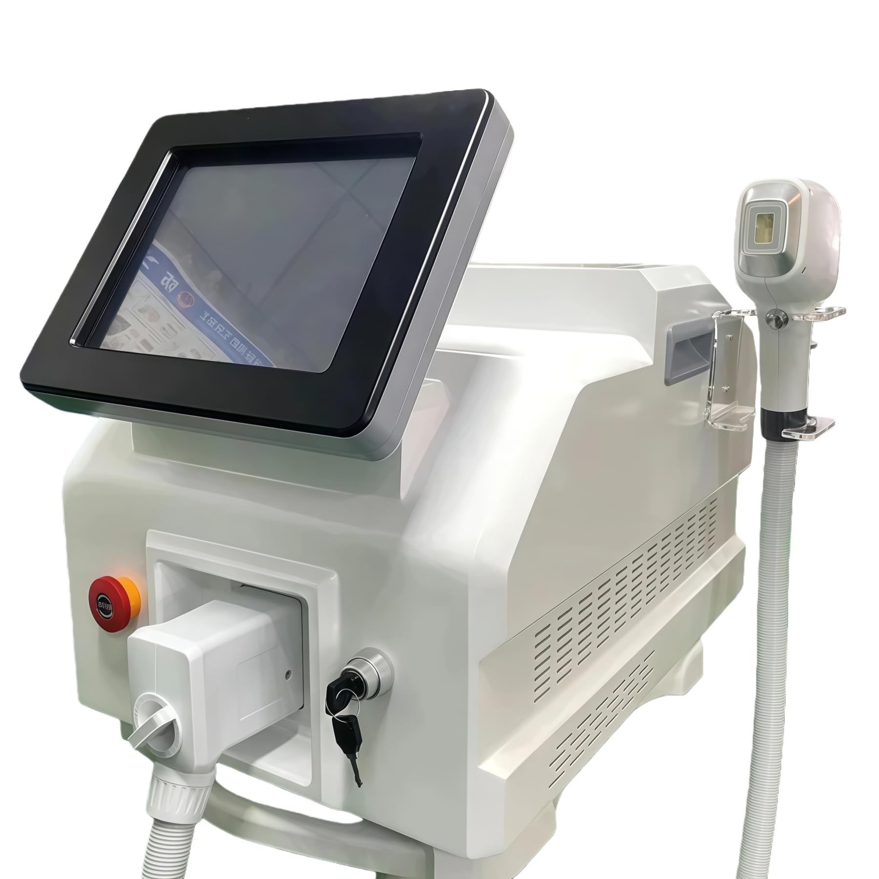Dispositivo professionale per la depilazione laser a diodo con 4 lunghezze d'onda 755nm 808nm 940nm 1064nm Epilazione di qualità professionale, adatta a tutte le tonalità di pelle