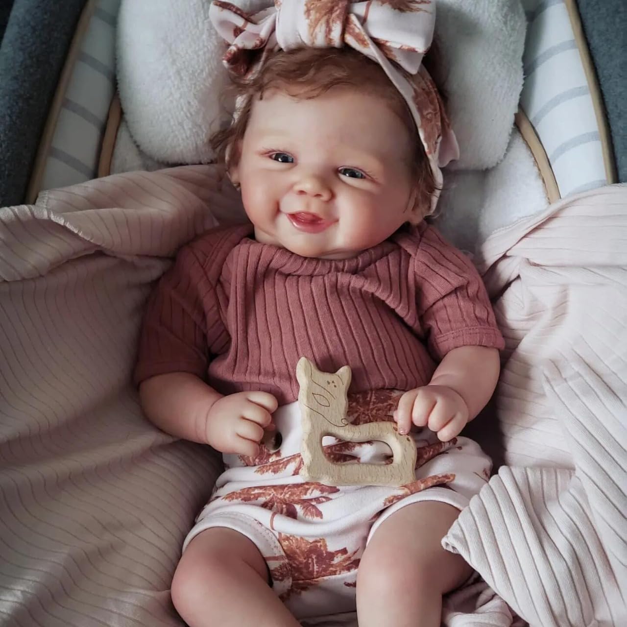 Realistische pop - Ziet eruit als een echte baby - Gesloten ogen Realistische pop - Ziet eruit als een echte baby - Gesloten ogen
