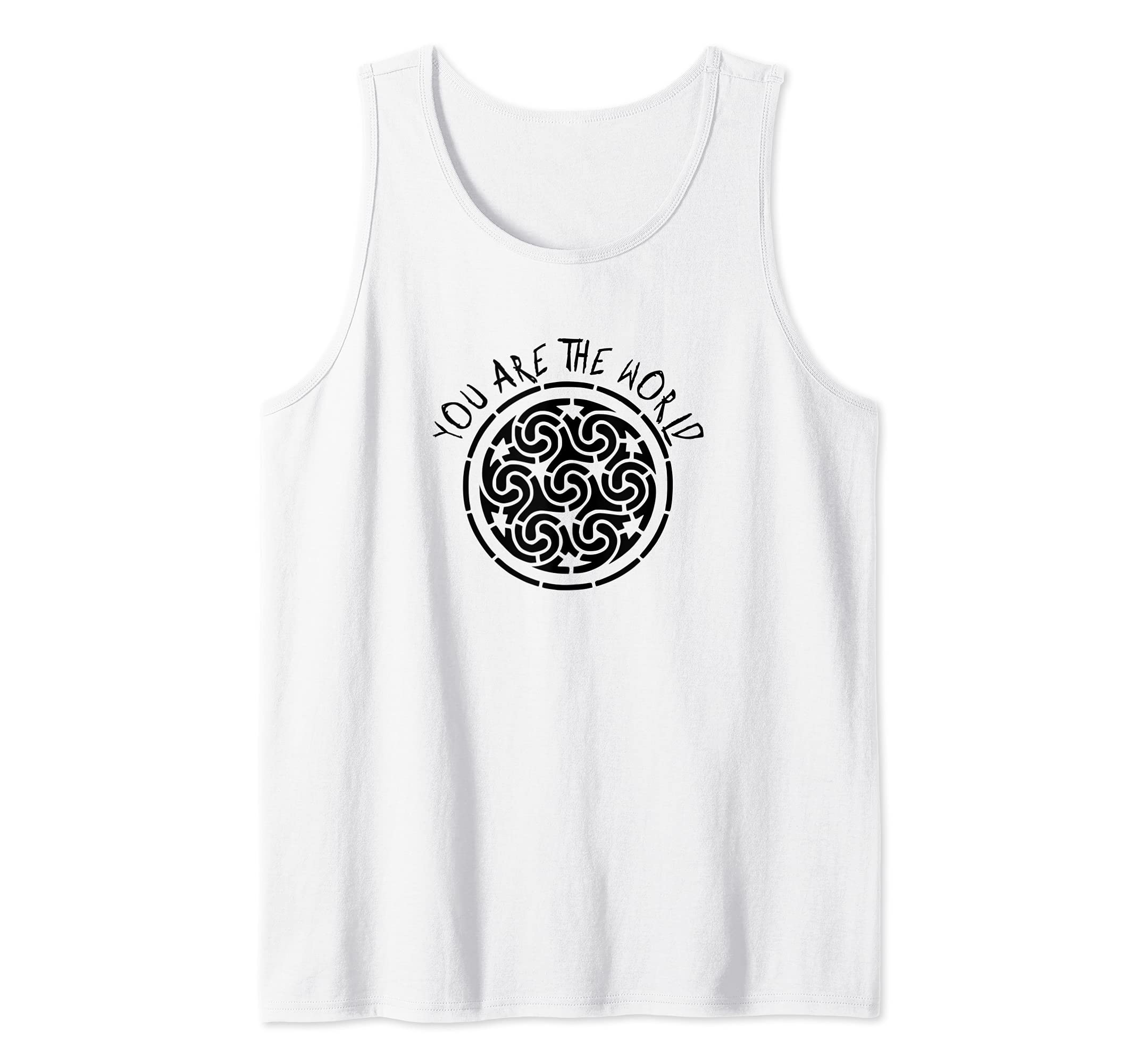 You are the World - Celtic Circle of Life tattoo Tank Top