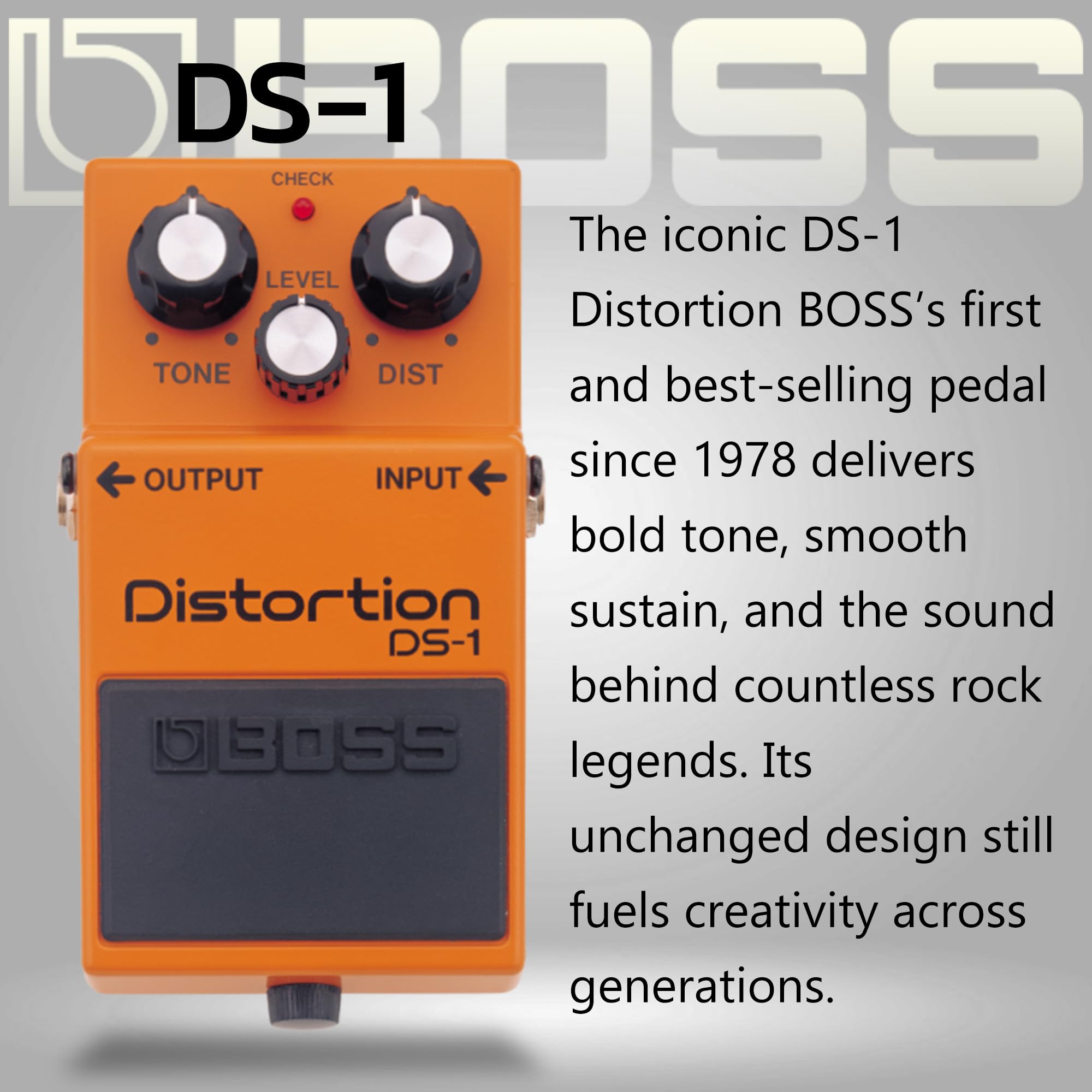 Amazon.com: Boss DS-1 Distortion Bundle with Gearlux