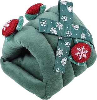 NOLITOY 1Pc Hamster Ninho De Algodão Rede De Pelúcia Para Animais De Estimação Ninho Quente Cama De Coelho Gaiola De Hamster Ninho Cama De Inverno Para Animais De Estimação Cama De