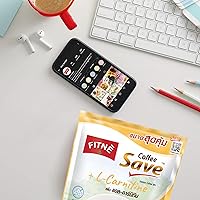 Vista 4 de FITNE - Paquetes de café instantáneo 3 en 1 mezcla con L-carnitina para ejercicio de entrenamiento Vitamina B1 B2 B6 Mezcla suave sin azúcar