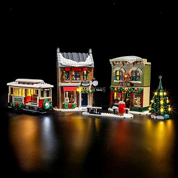 YEABRICKS LED Light for -10308 Icons Holiday Main Street Building Blocks Model Building Set NOT Included