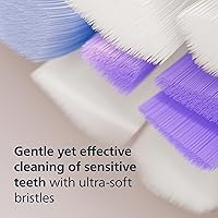 Vista 3 de Philips Sonicare S2 Sensitive - Cabezales genuinos de repuesto para cepillo de dientes eléctrico, Blanco, 2 unidades, HX6052/77