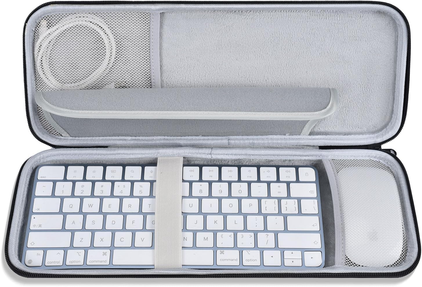 Magic Keyboard Sleeve Case Cover, Hard Storage Case Bag Compatible with Apple iMac 24 inch M4 M3 Magic Keyboard w/Out Touch ID A2449 A2450 A1644 & Magic Mouse Combo