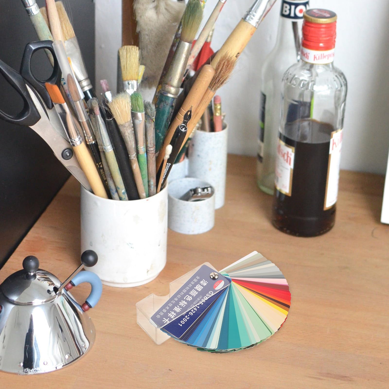 FOMIYES Mazzetta Colori Ral con 83 Colori Standard su Carta Plastificata per Vernici da Pavimento e Hardware, Affidabilità Elevata per Progetti Fai-da-te e Applicazioni Varie