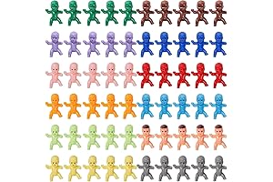 60 Miniature Plastic Infant Figures: Tiny Treasures for Memorable Events