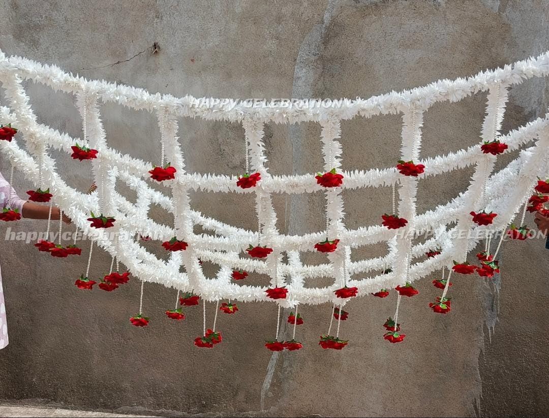 SP SELLPLUS Bridal Entry Chadartraditional Indian/Punjabi/Pakistani/Arabi Wedding Bride Entry, With Trendy Decorative Bridal Enrty Fulkari Chadar, 15 Cm