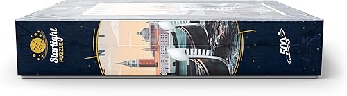 Miniatura 10 de MyPuzzle - Póster vintage de Venecia, Italia, estilo Art Deco, ilustración - Rompecabezas de 500 piezas prémium para adultos