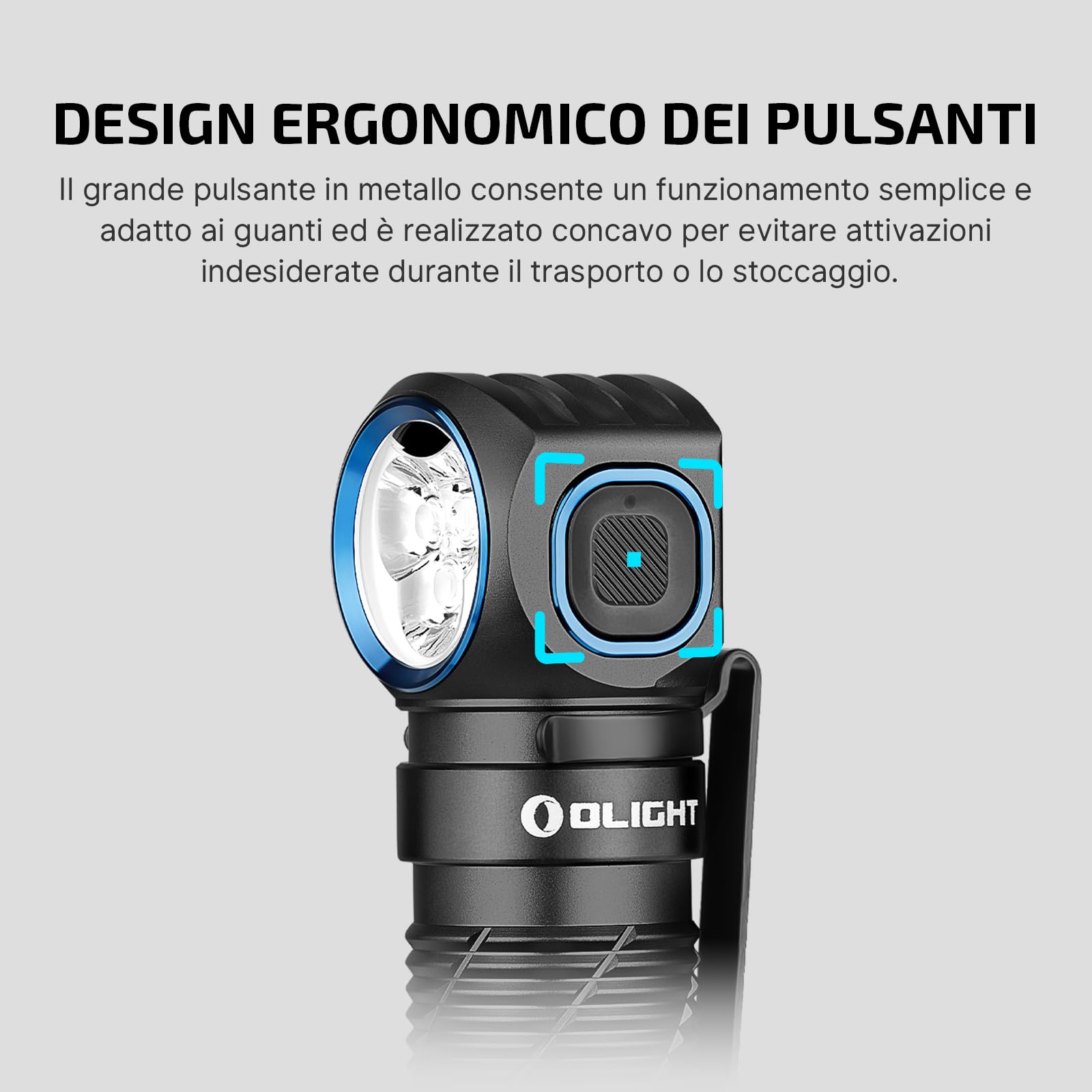 OLIGHT Perun 3 Lampada Frontale Multifunzionale Professionale LED Ricaricabile 3000 Lumen Torcia da Testa Impermeabile per Lavoro Esterno e Attività all'Aperto Pesca Corsa Campeggio Riparazioni