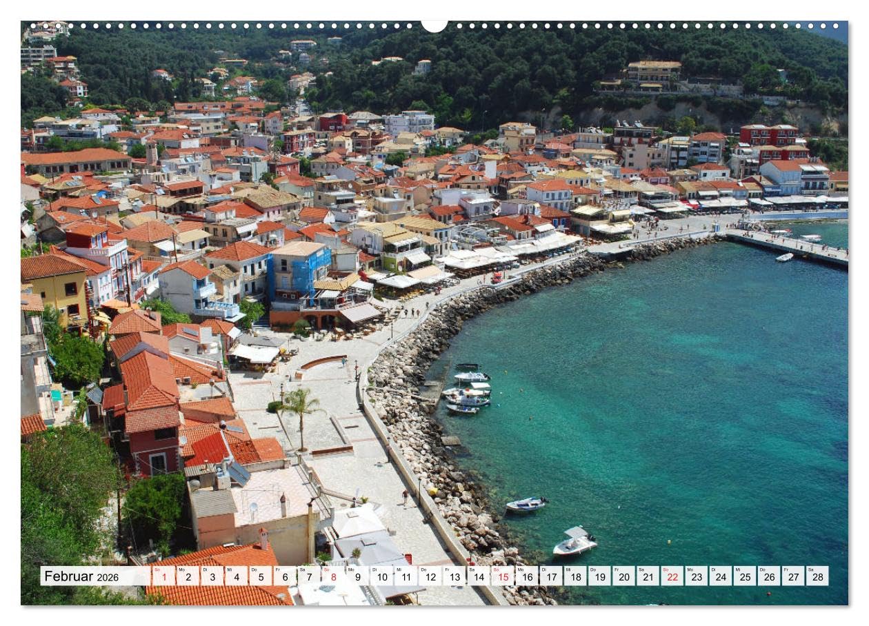 Epirus - Das ursprüngliche Griechenland (hochwertiger Premium Wandkalender 2026 DIN A2 quer), Kunstdruck in Hochglanz: Westgriechenland - Von Parga bis zur Halbinsel Lefkas (CALVENDO Orte)
