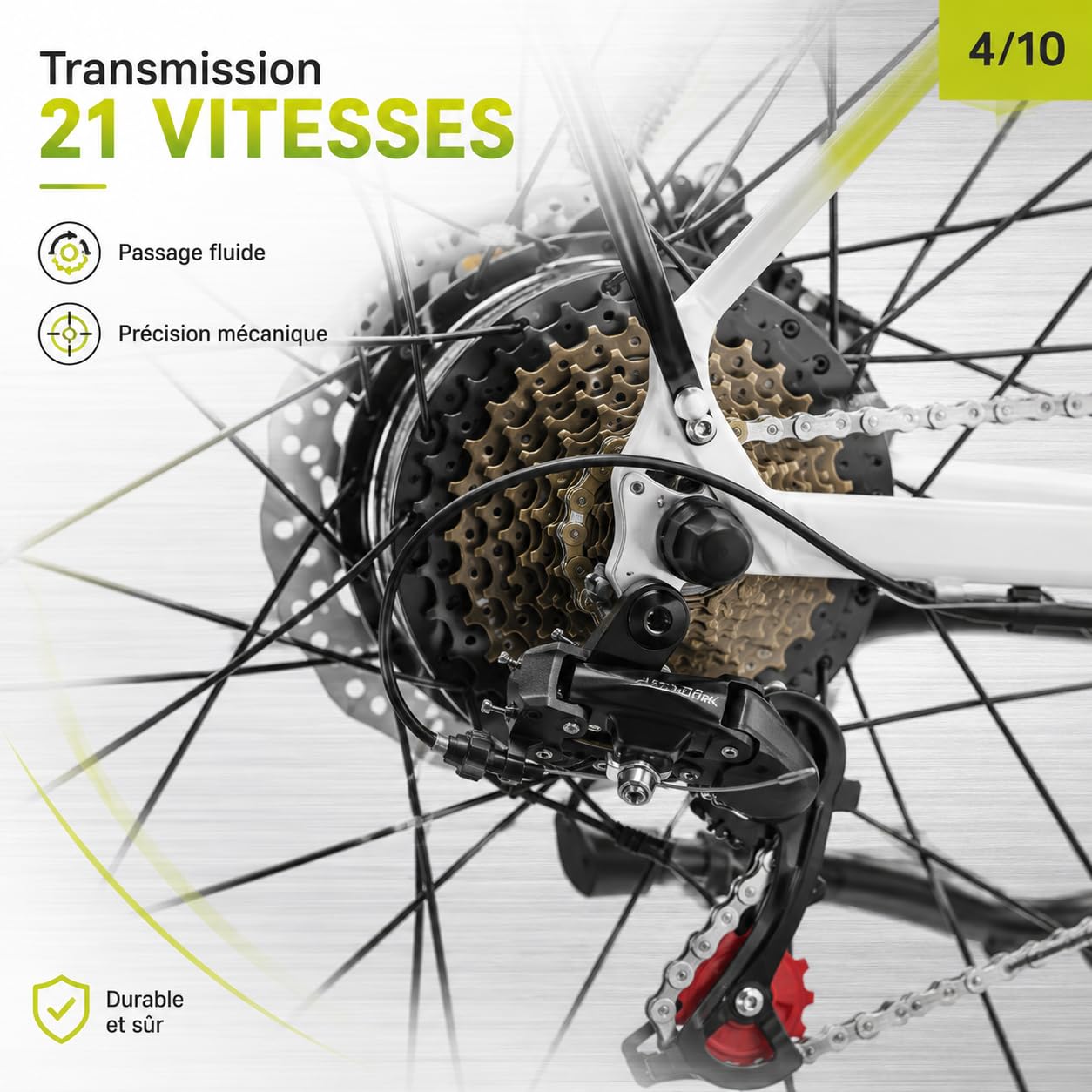Vélo électrique adulte 29", E-Bike 250 W, 48 V, 15/20 Ah, autonomie de 120 km, freins hydrauliques, dérailleur 21 vitesses, suspension verrouillable, VTT pour ville et tout-terrain