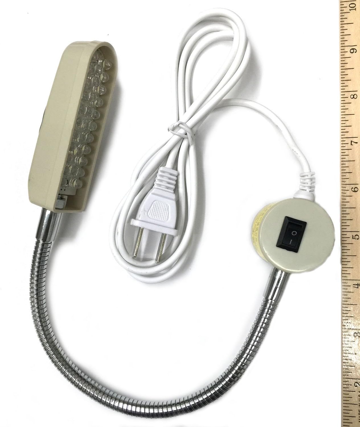 Sewing Machine 30-LED Bulb Light Lamp with Magnetic Mounting Base & AC Plug