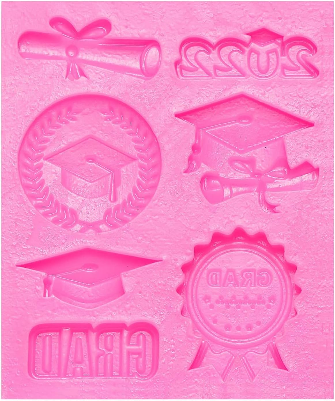 Valentine Molds Silicone 2022 Graduation Chocolate Molds