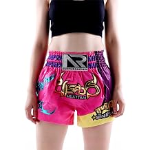 Muay Thai Shorts Boxing Fight Kickboxing Grappling Training Workout Trunks Gym Shorts for Men Women